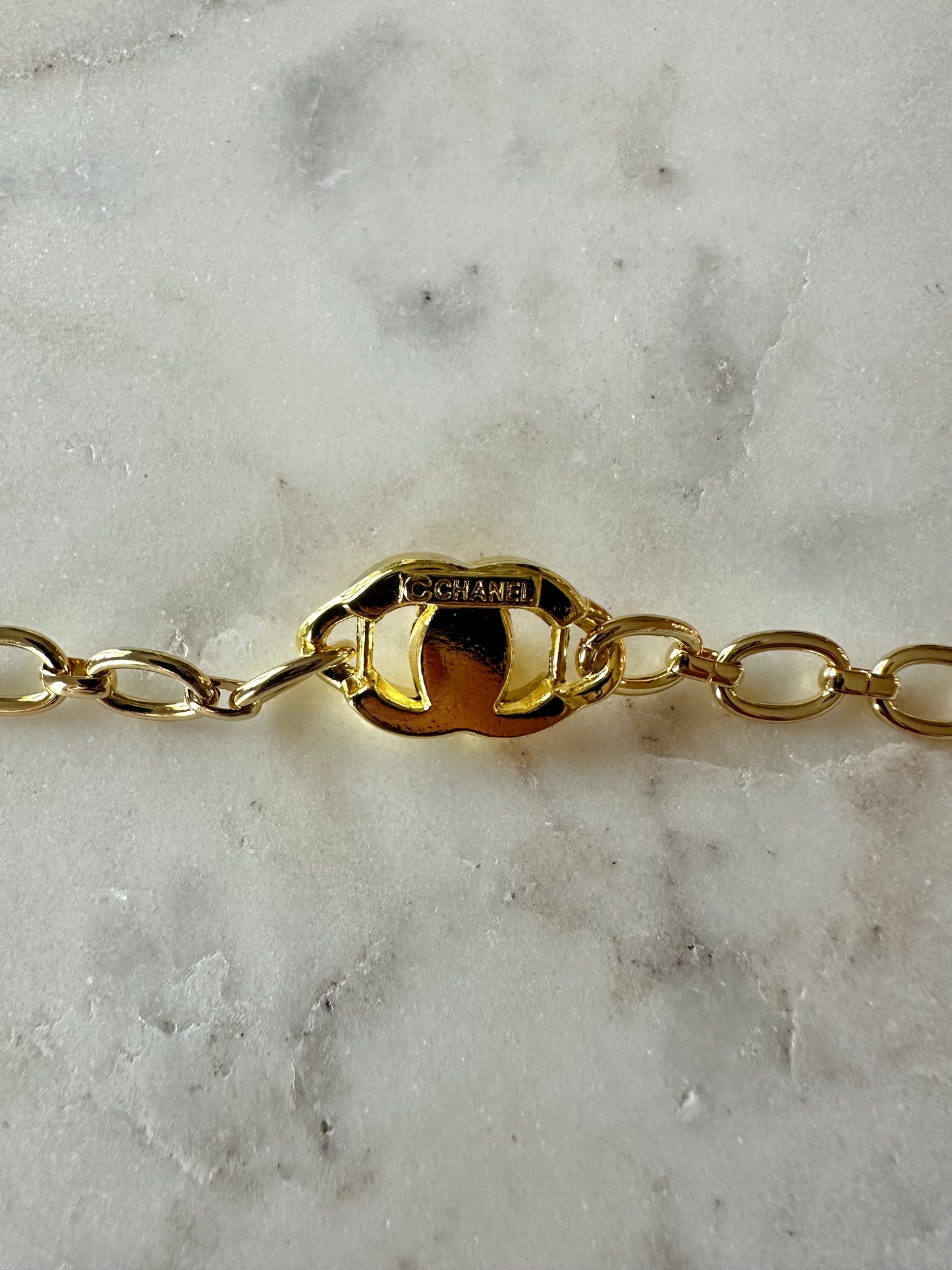 CC gold turn lock bracelet 6.5”