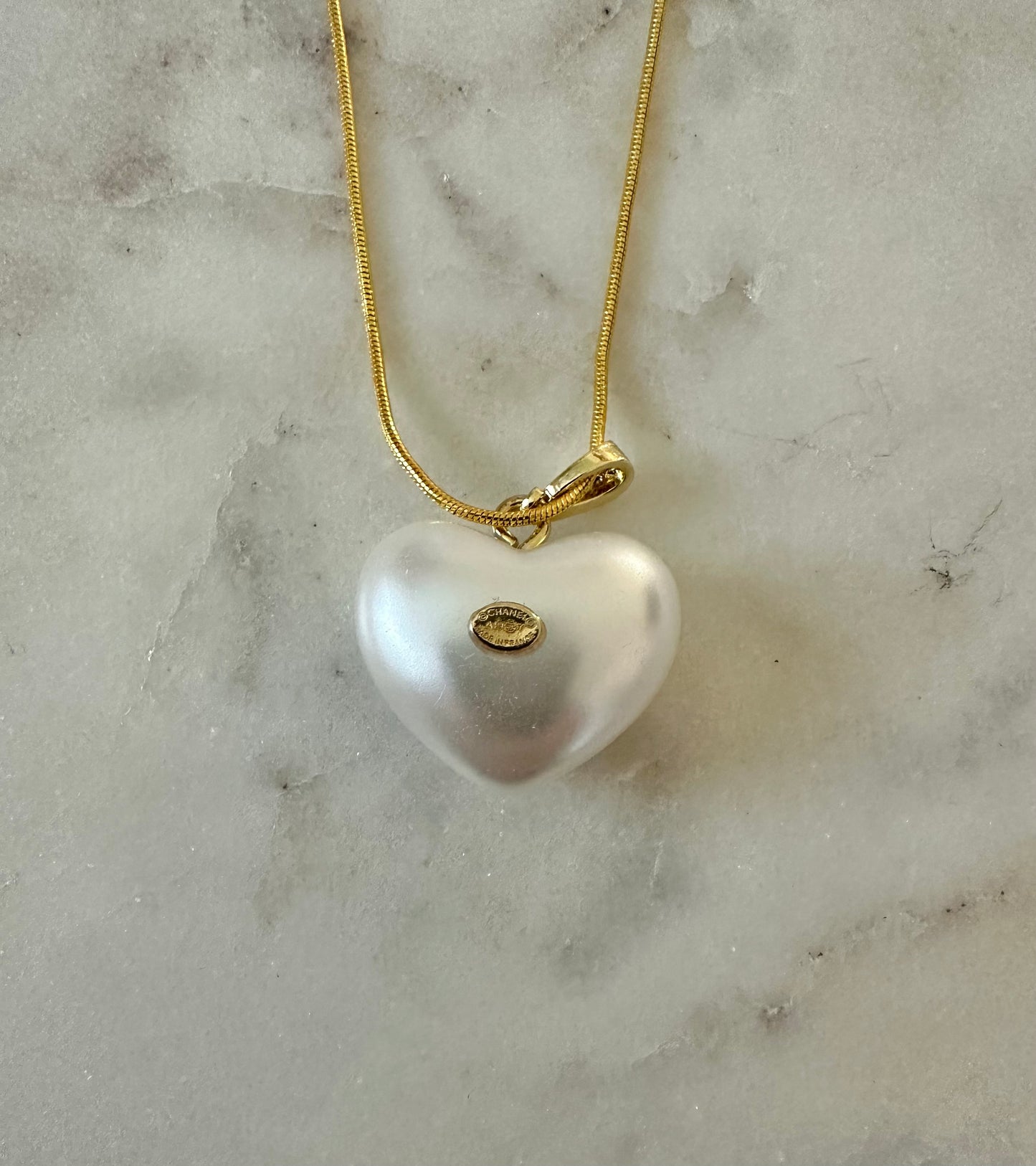 CC heart necklace