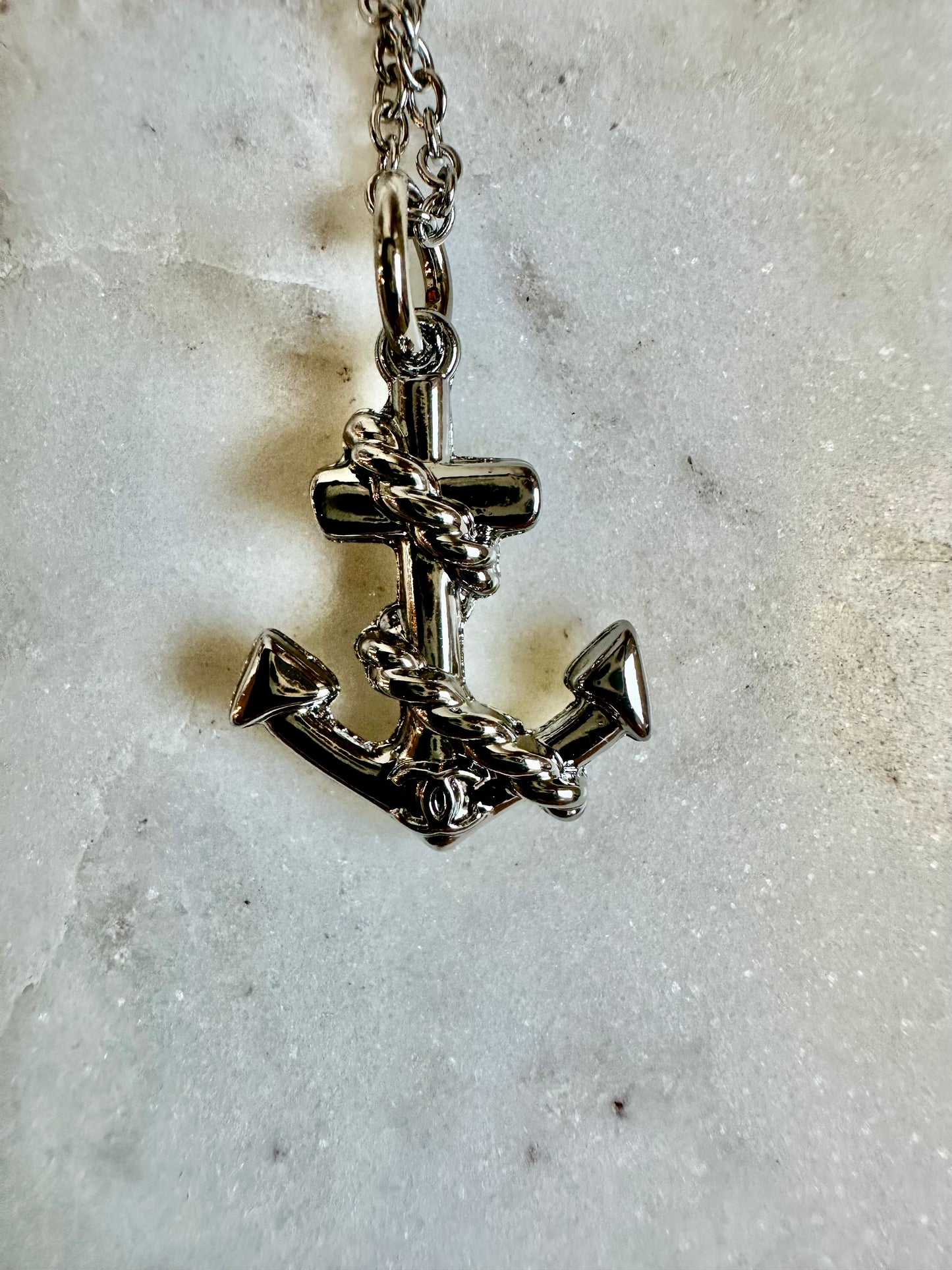 CC anchor necklace