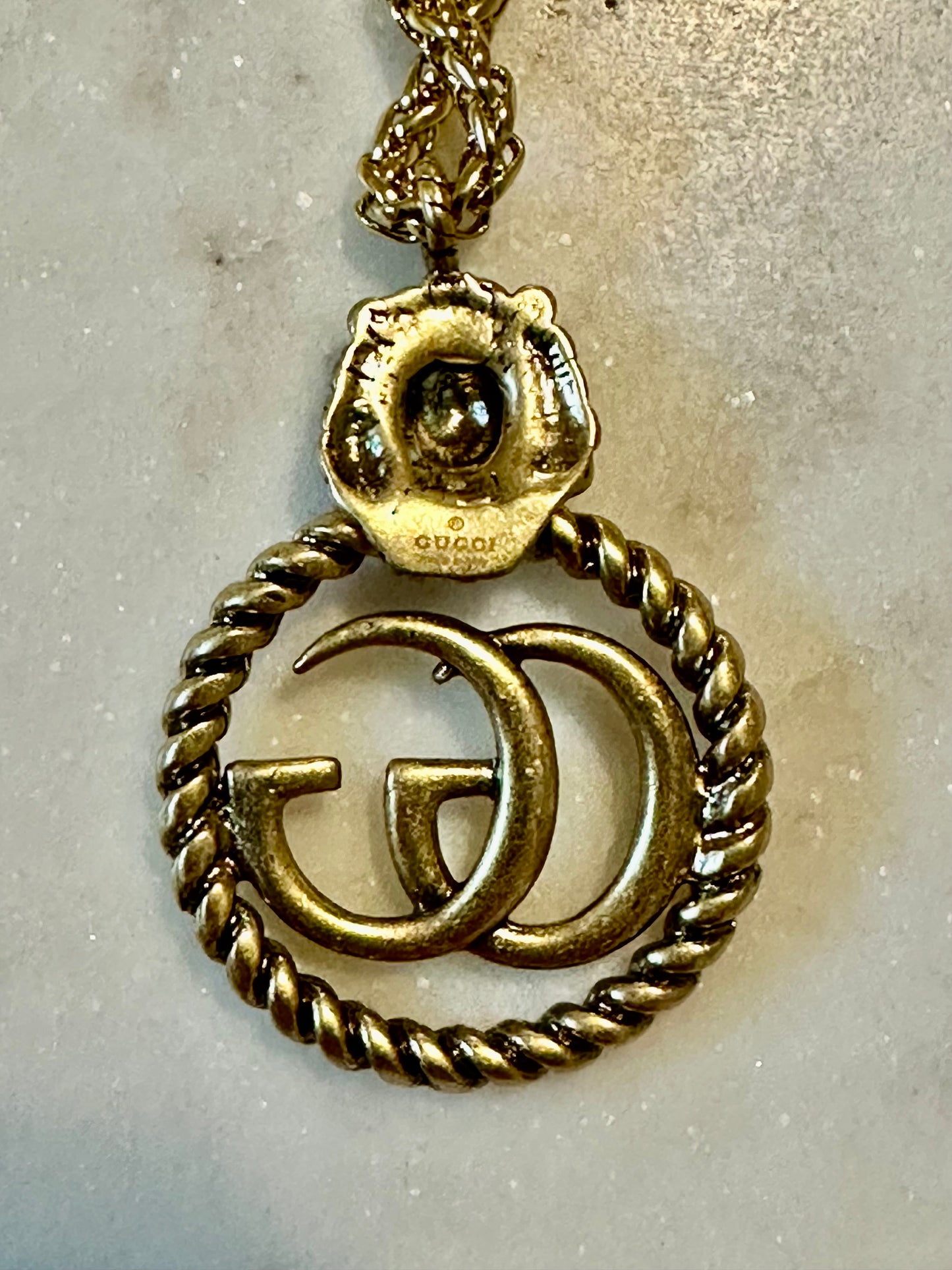 Gucci Lion medallion necklace