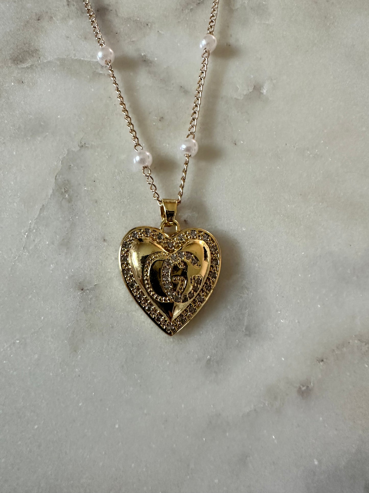 Gucci heart necklace