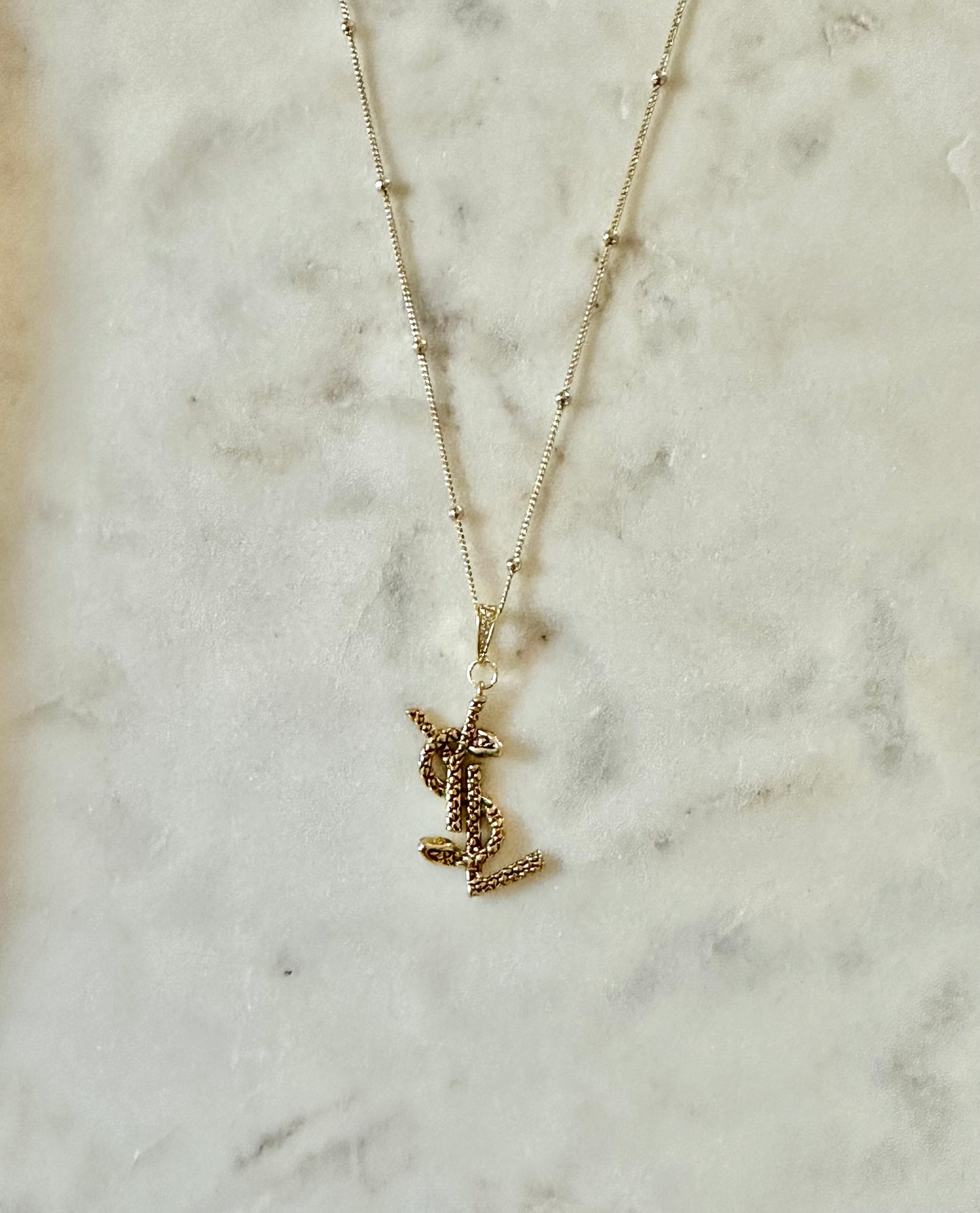 YSL snake necklace