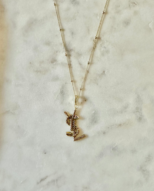 YSL snake necklace