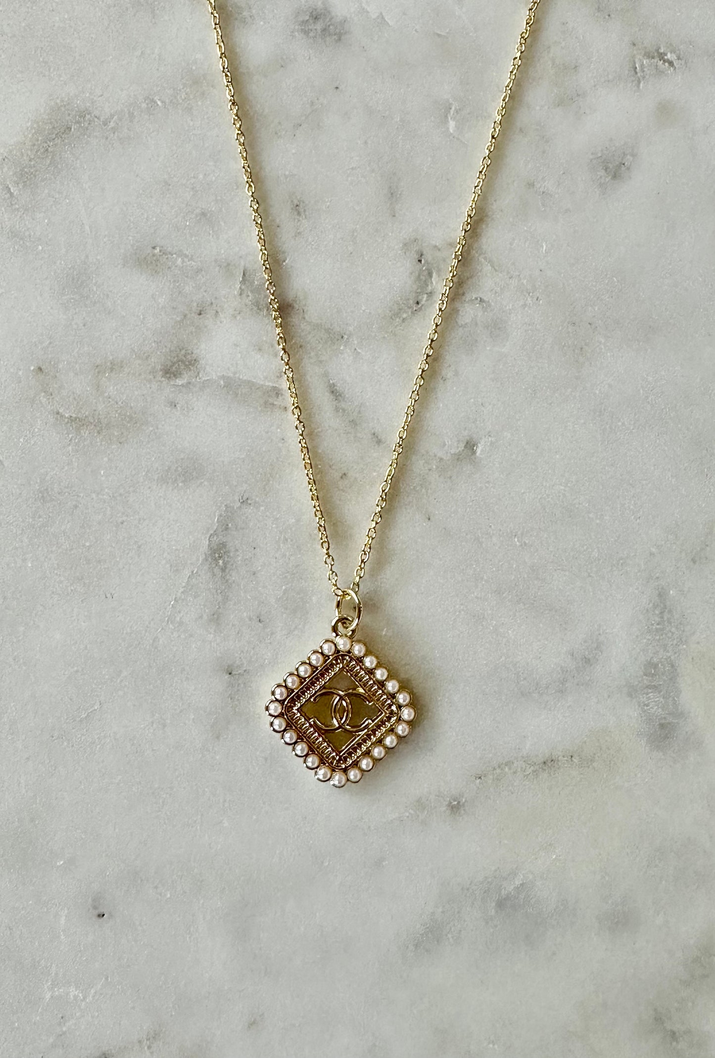 CC pearl necklace