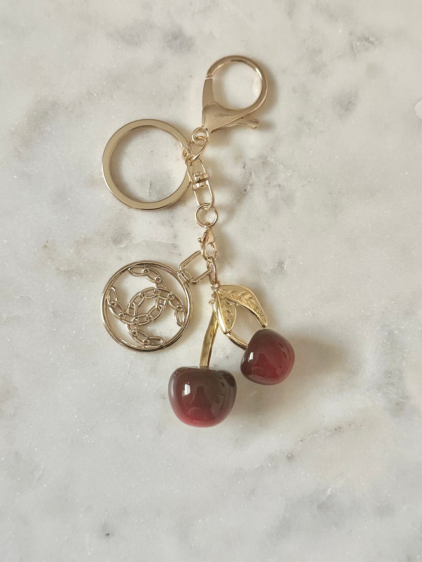 CC cherry keychain
