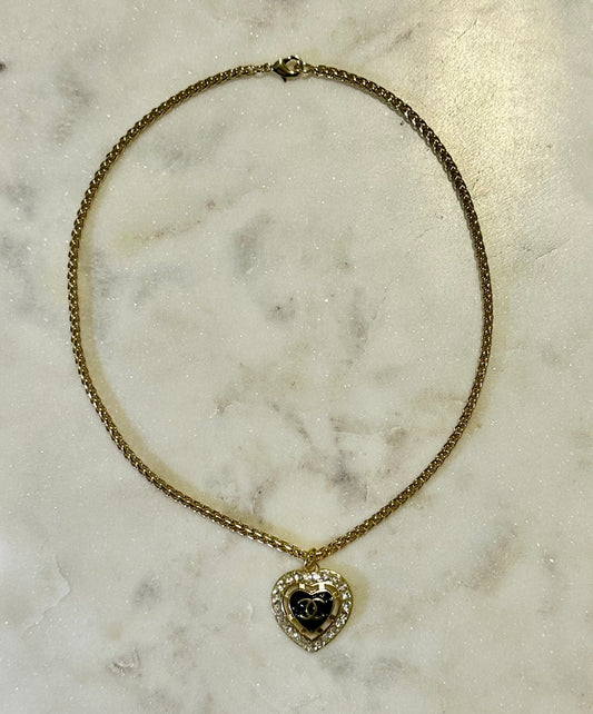 CC heart necklace