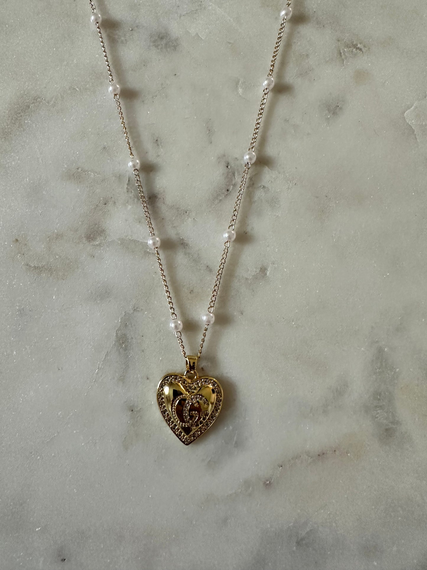 Gucci heart necklace