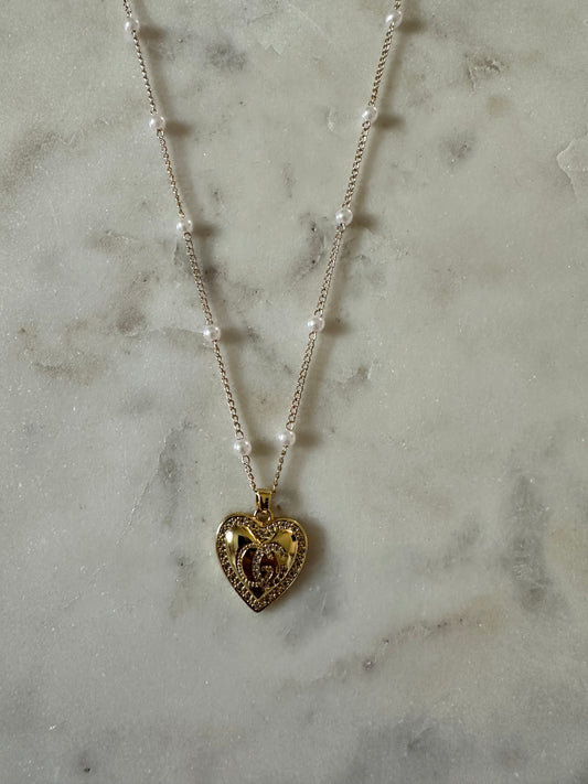 Gucci heart necklace