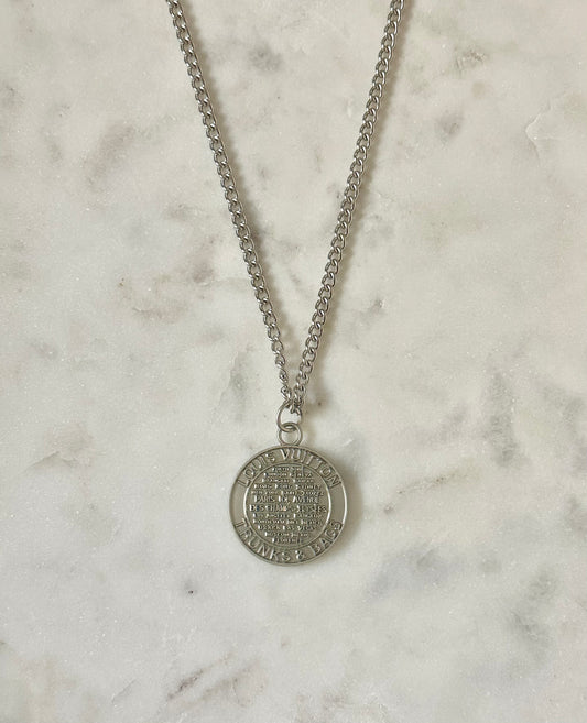 LV medallion necklace