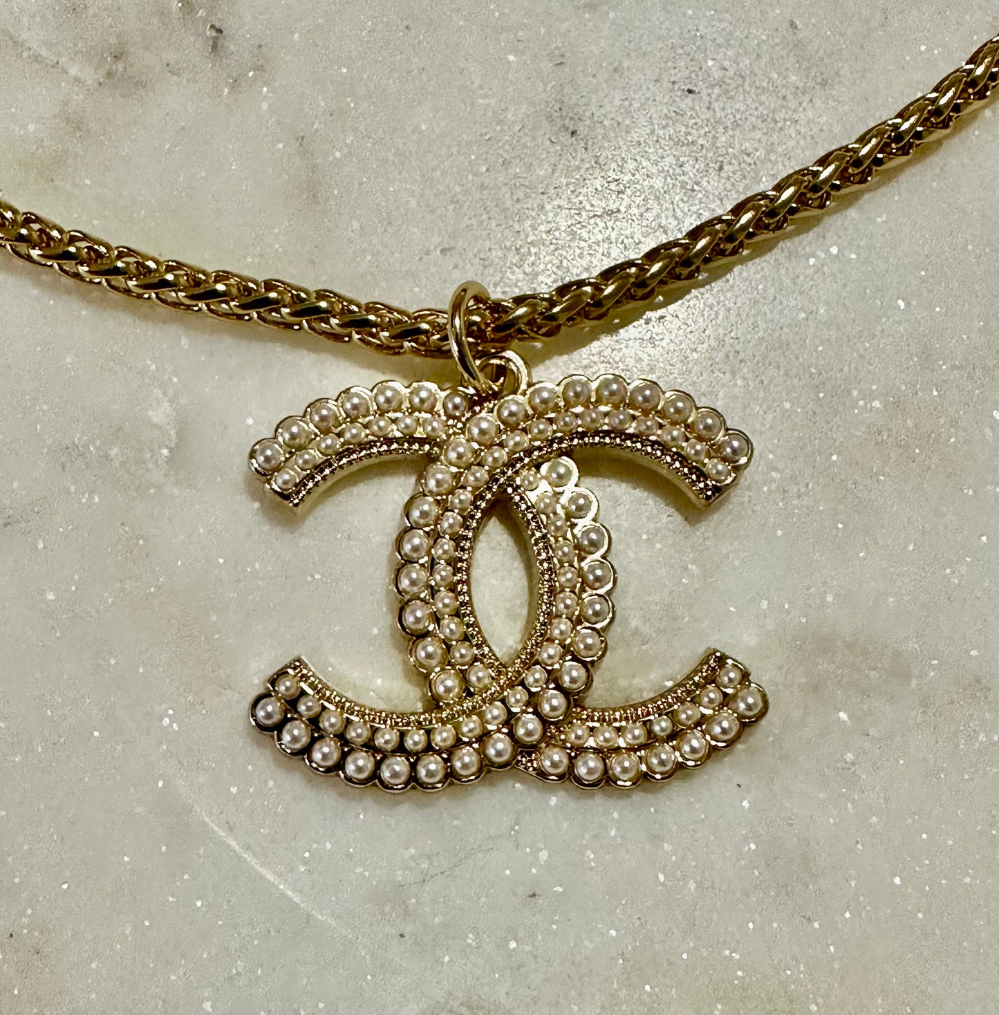 CC pearl necklace