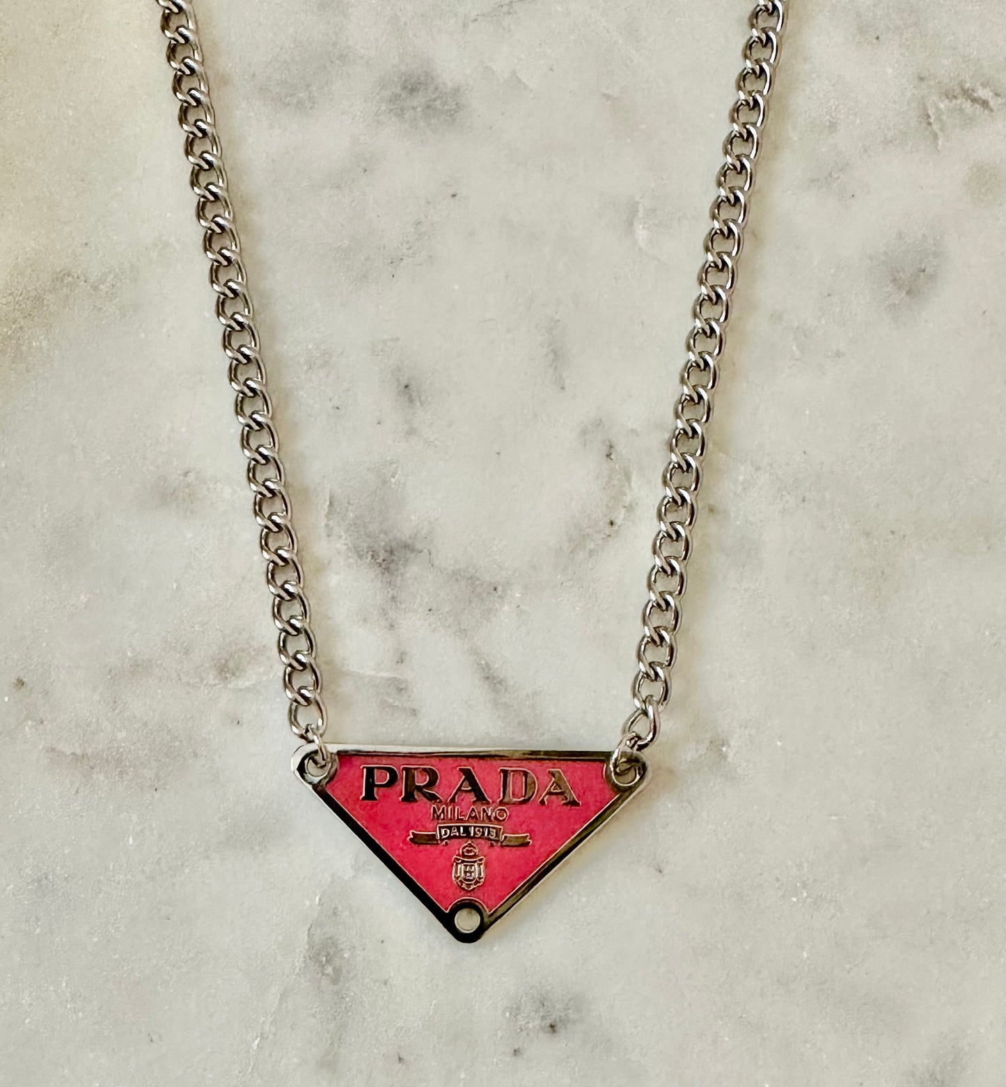 Prada Pink necklace