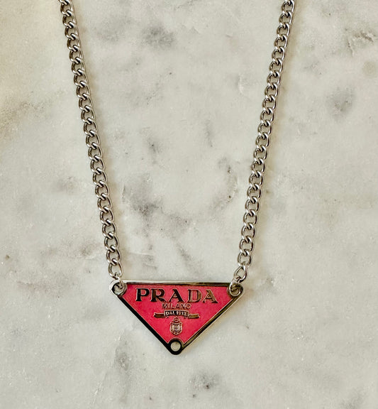 Prada Pink necklace