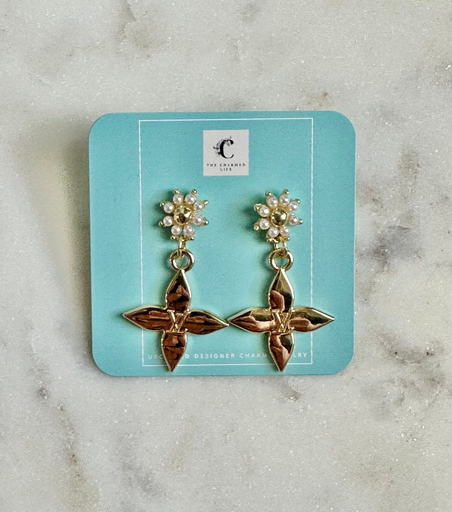 LV fleur di Lis earrings