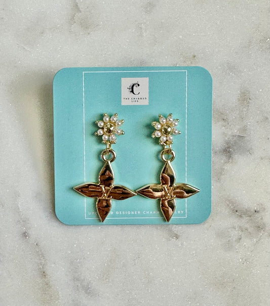 LV fleur di Lis earrings