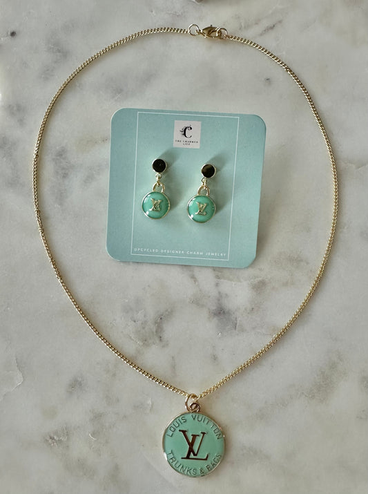 LV mint/teal set