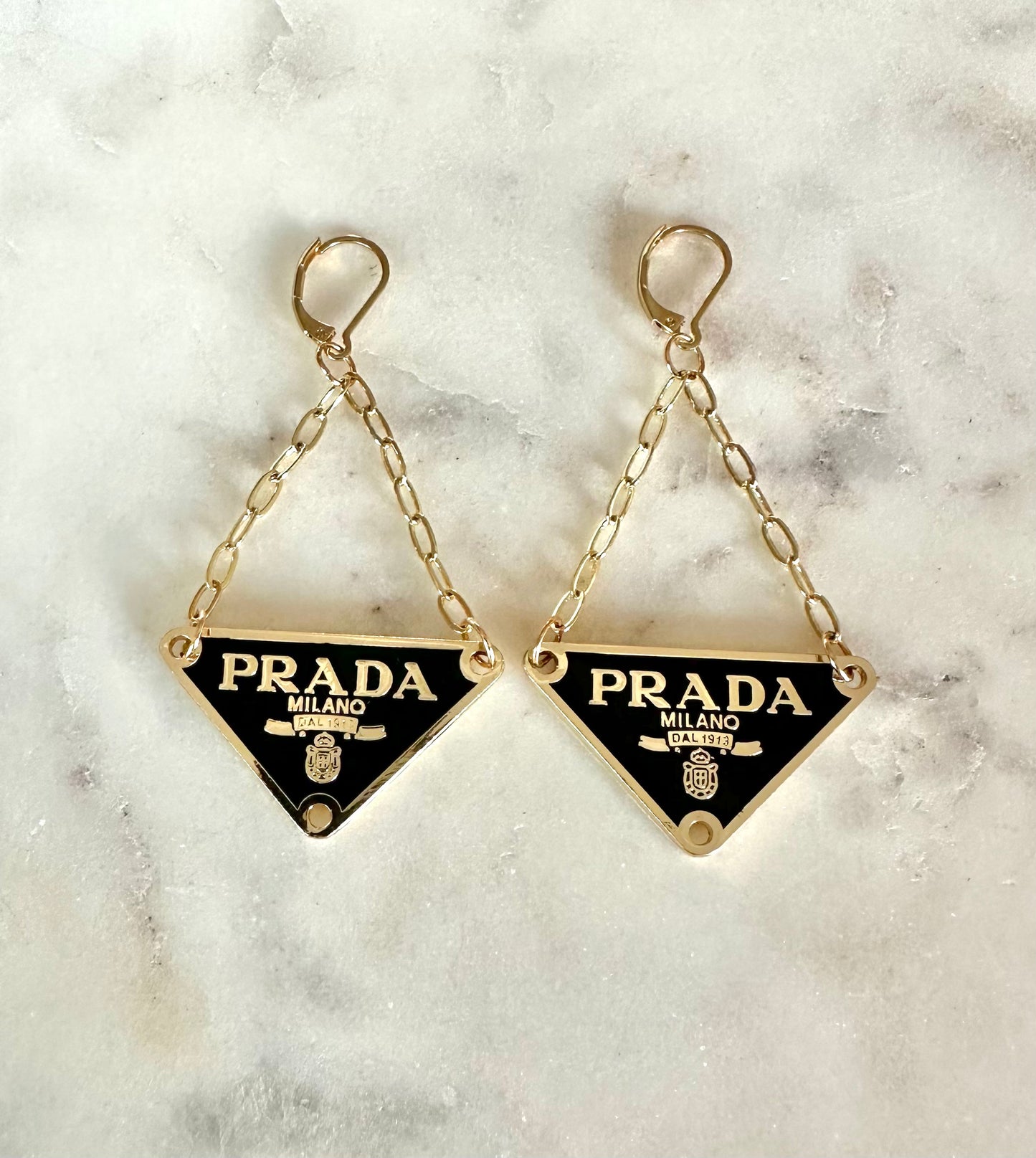 Prada pendant earrings