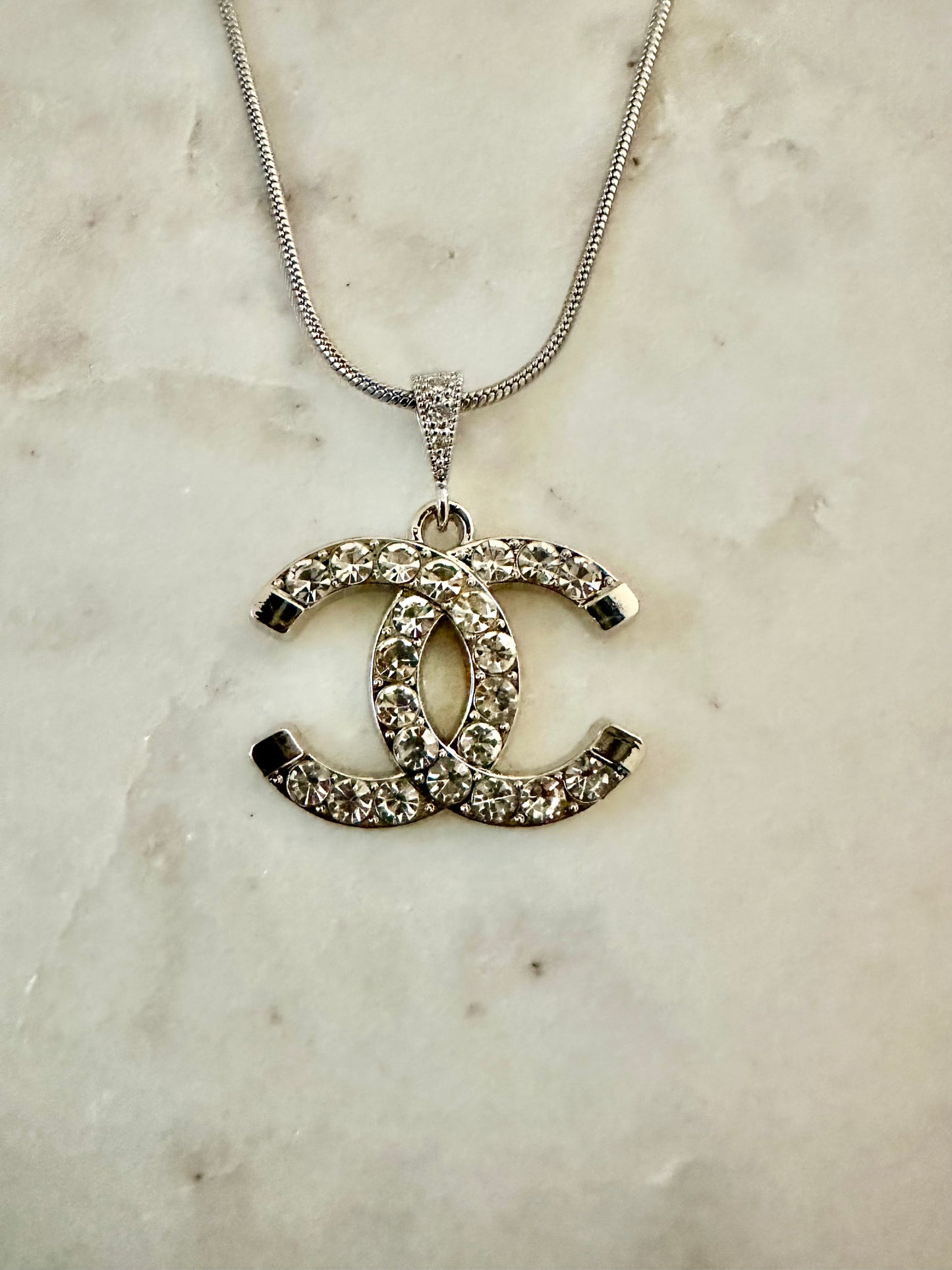 CC Rhinestone necklace