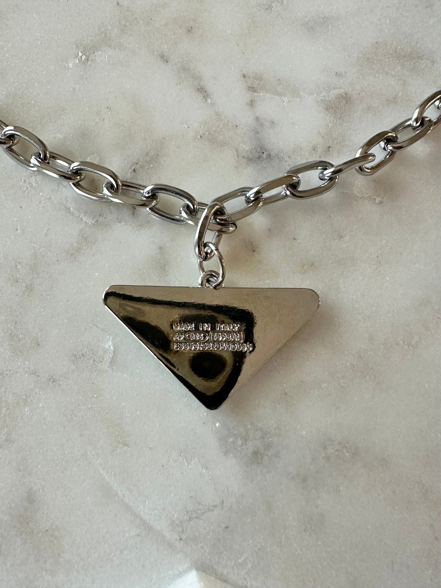 Prada mint necklace 16”
