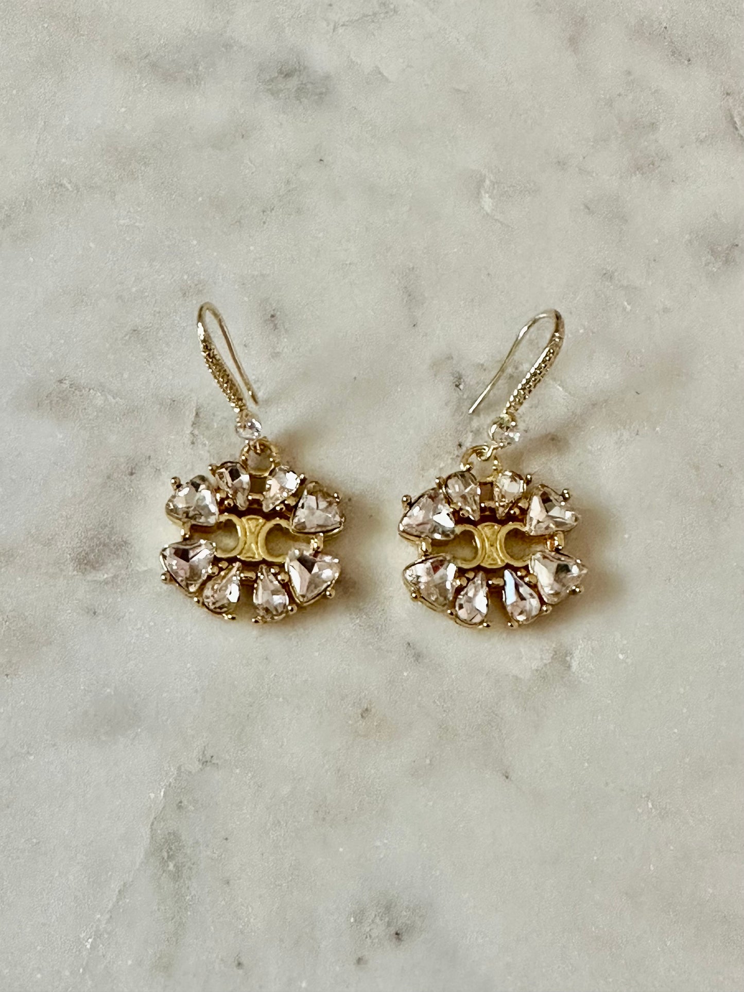 Celine rhinestone earrings