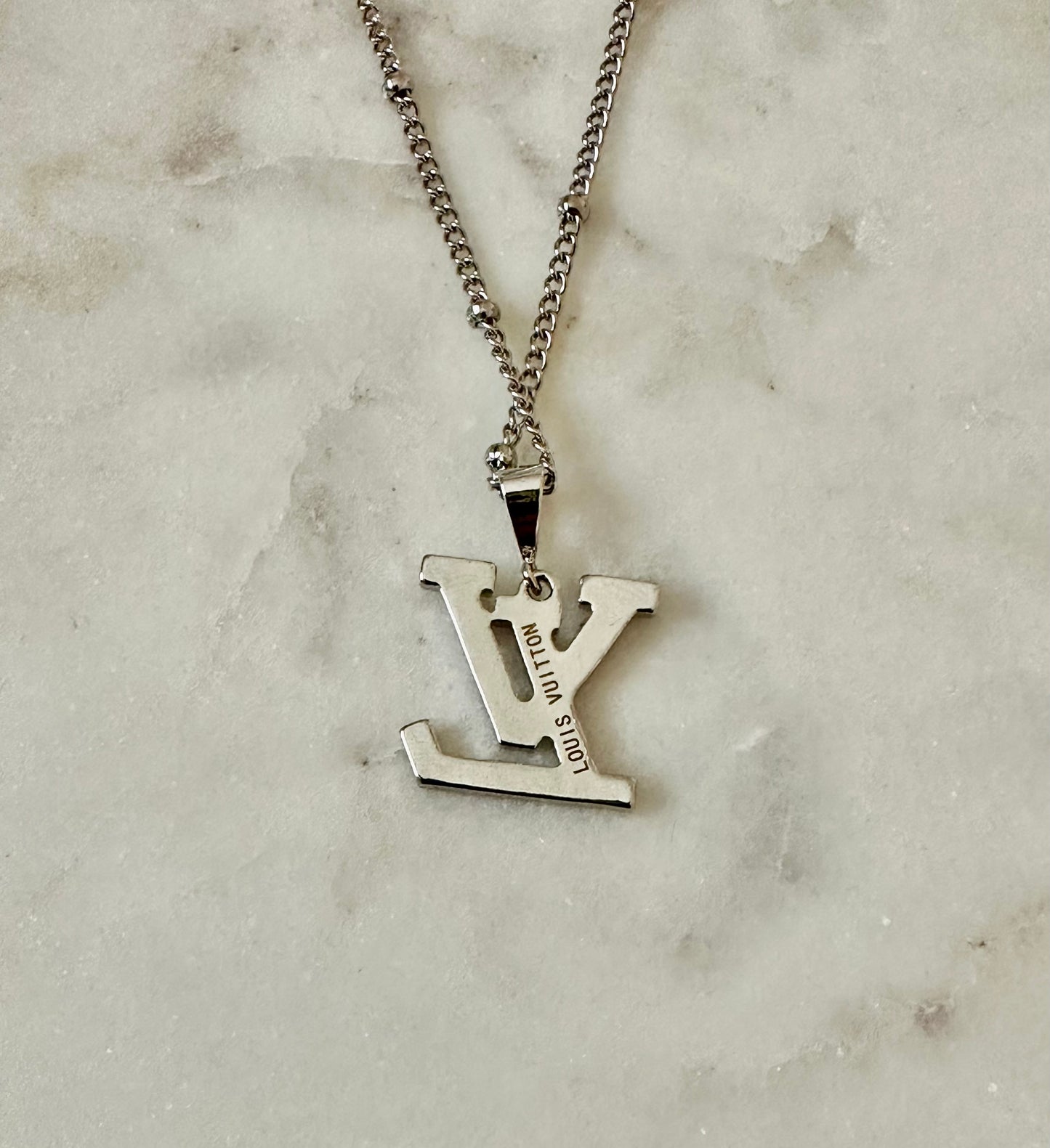LV Rhinestone necklace