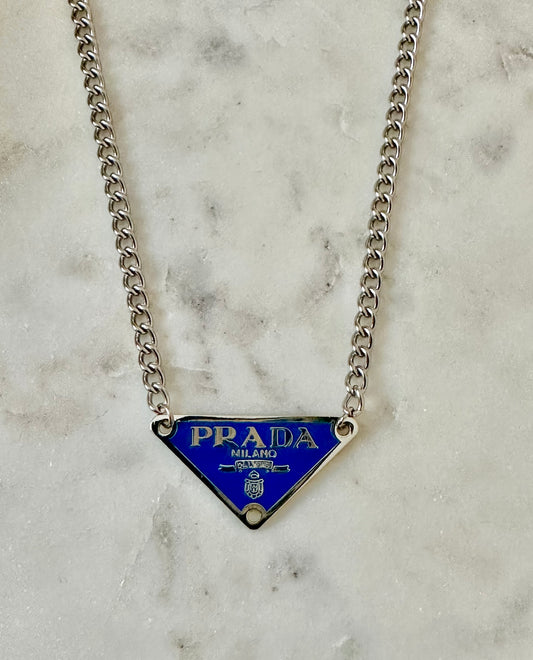 Prada Blue necklace