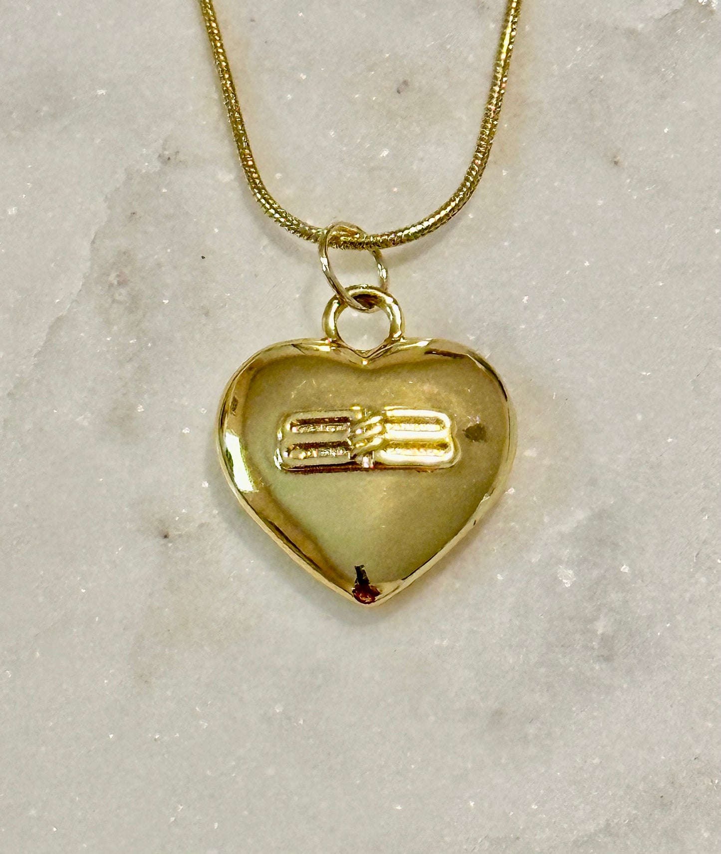 Balenciaga heart necklace