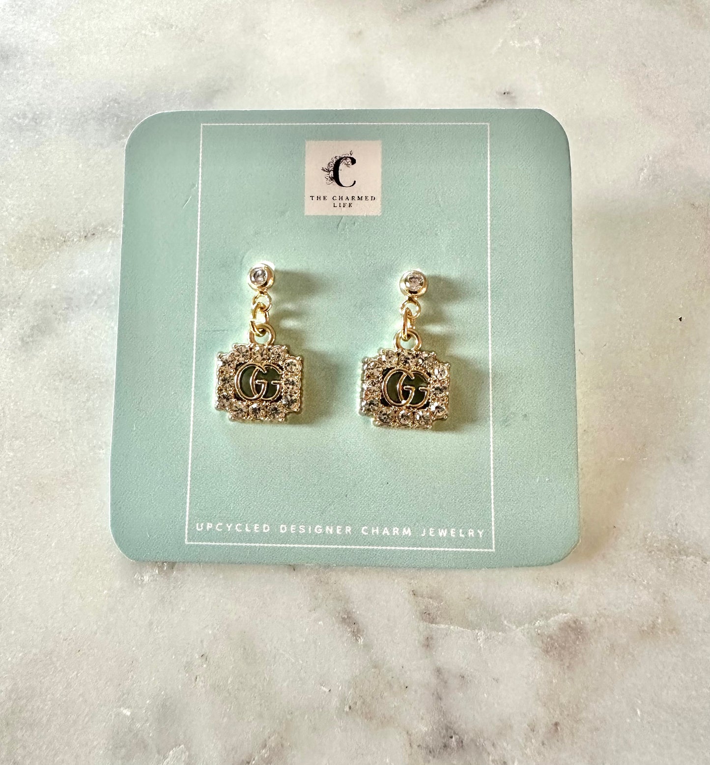 Mini Gucci rhinestone earrings
