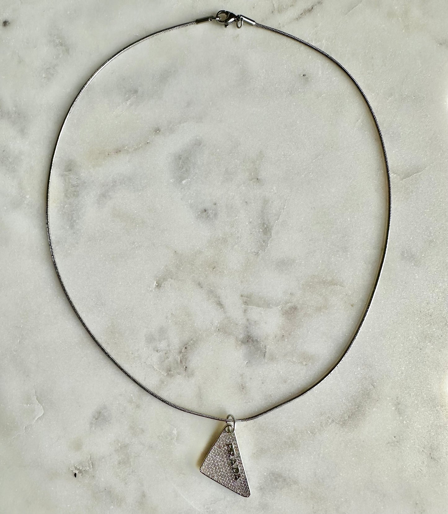 Fendi rhinestone necklace