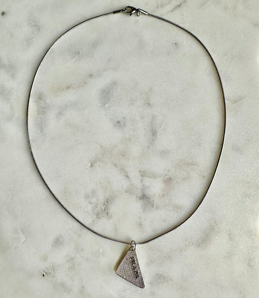 Fendi rhinestone necklace