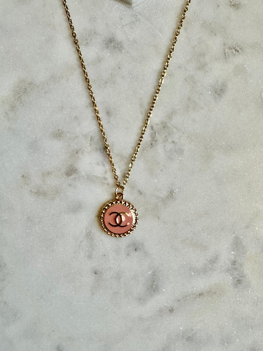 CC pink/peach necklace