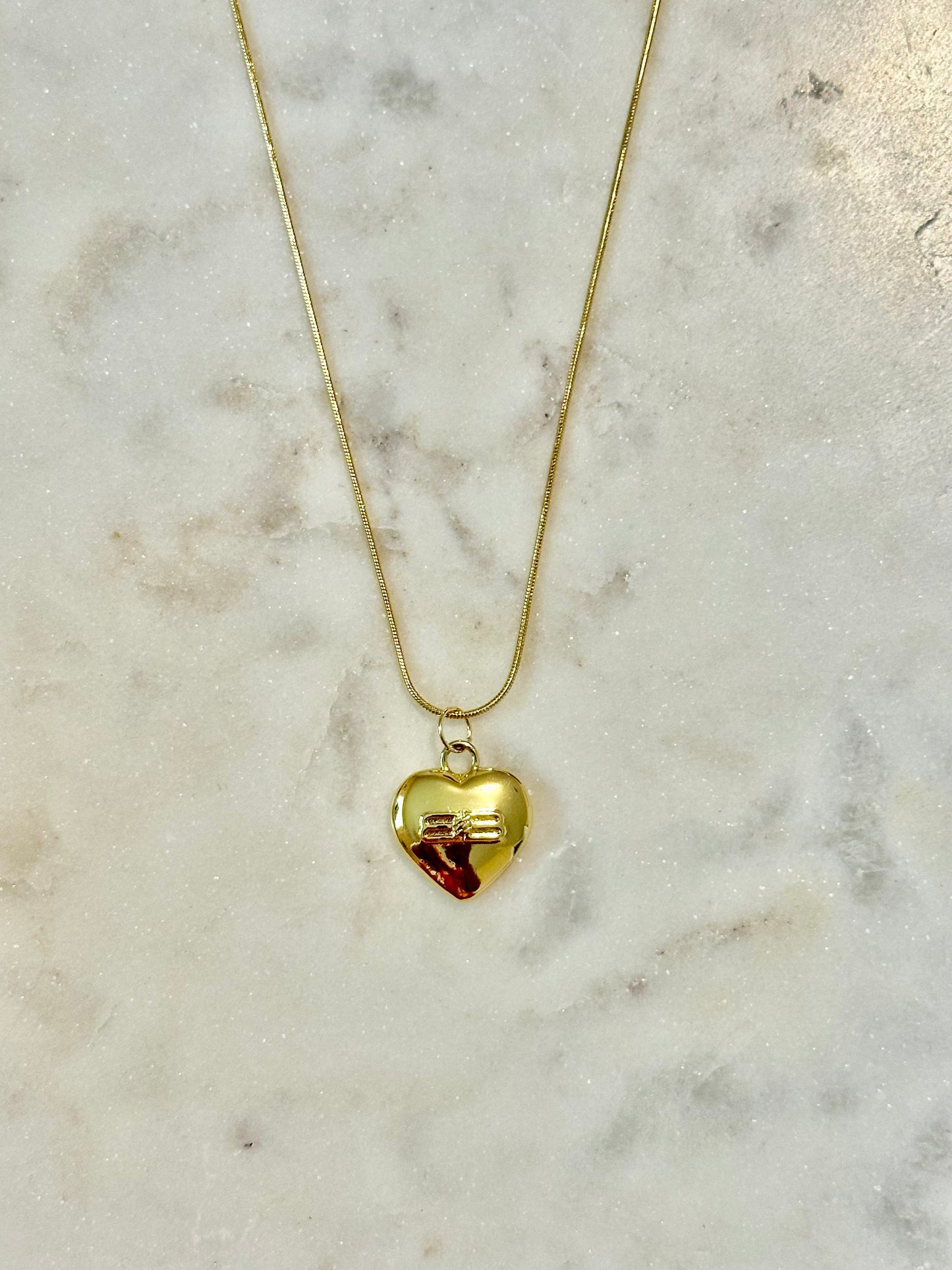 Balenciaga heart necklace