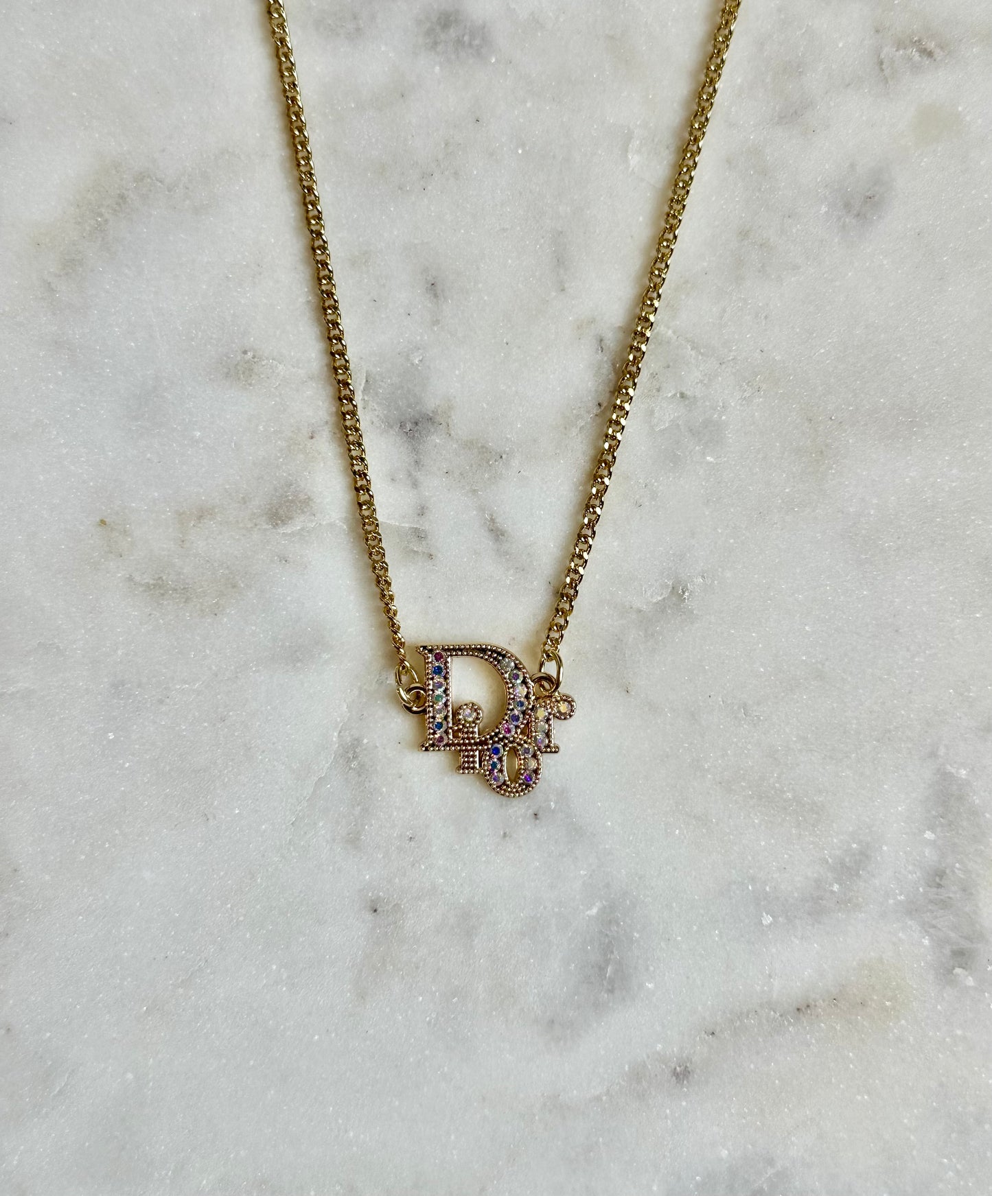 Dior iridescent necklace