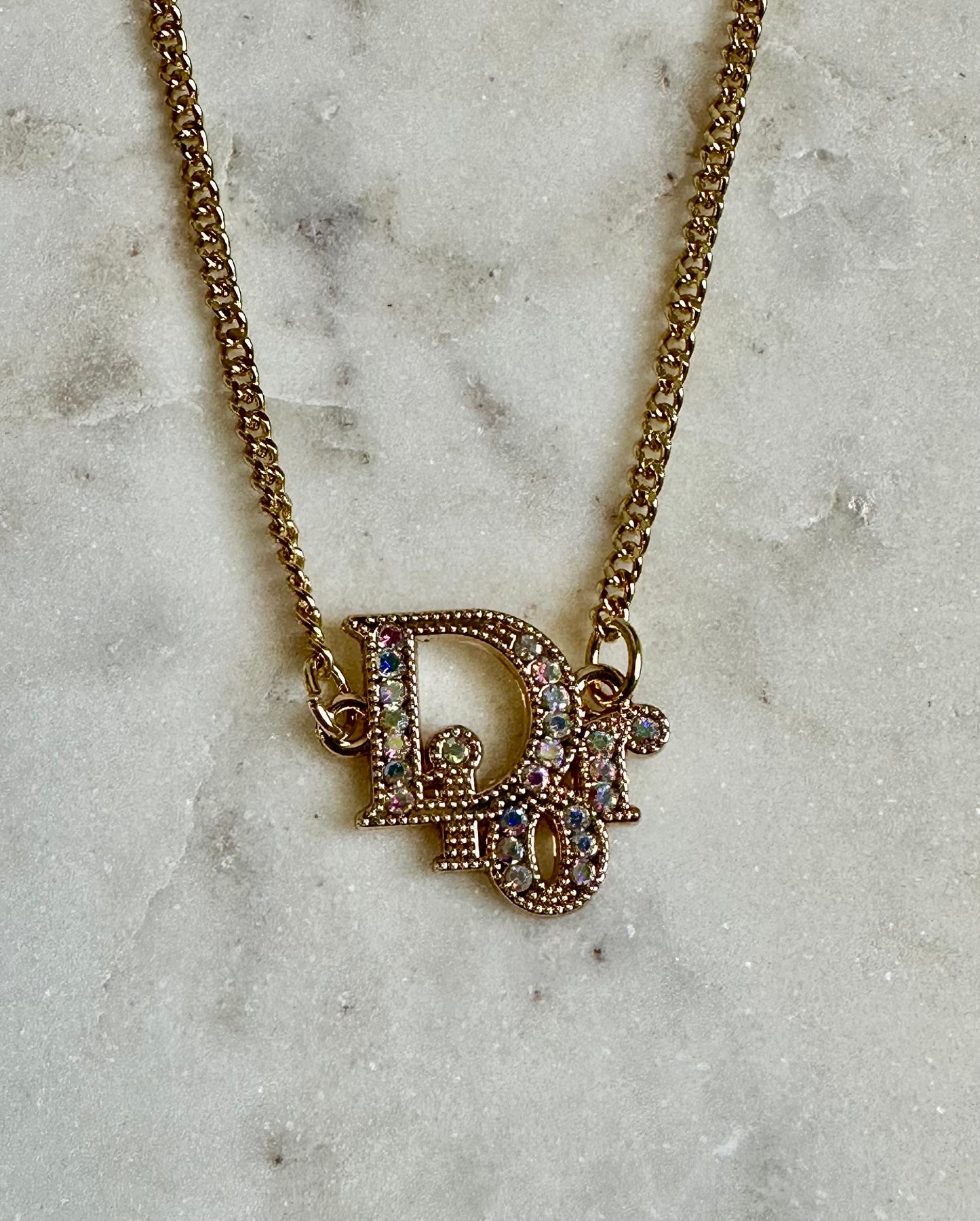 Dior iridescent necklace