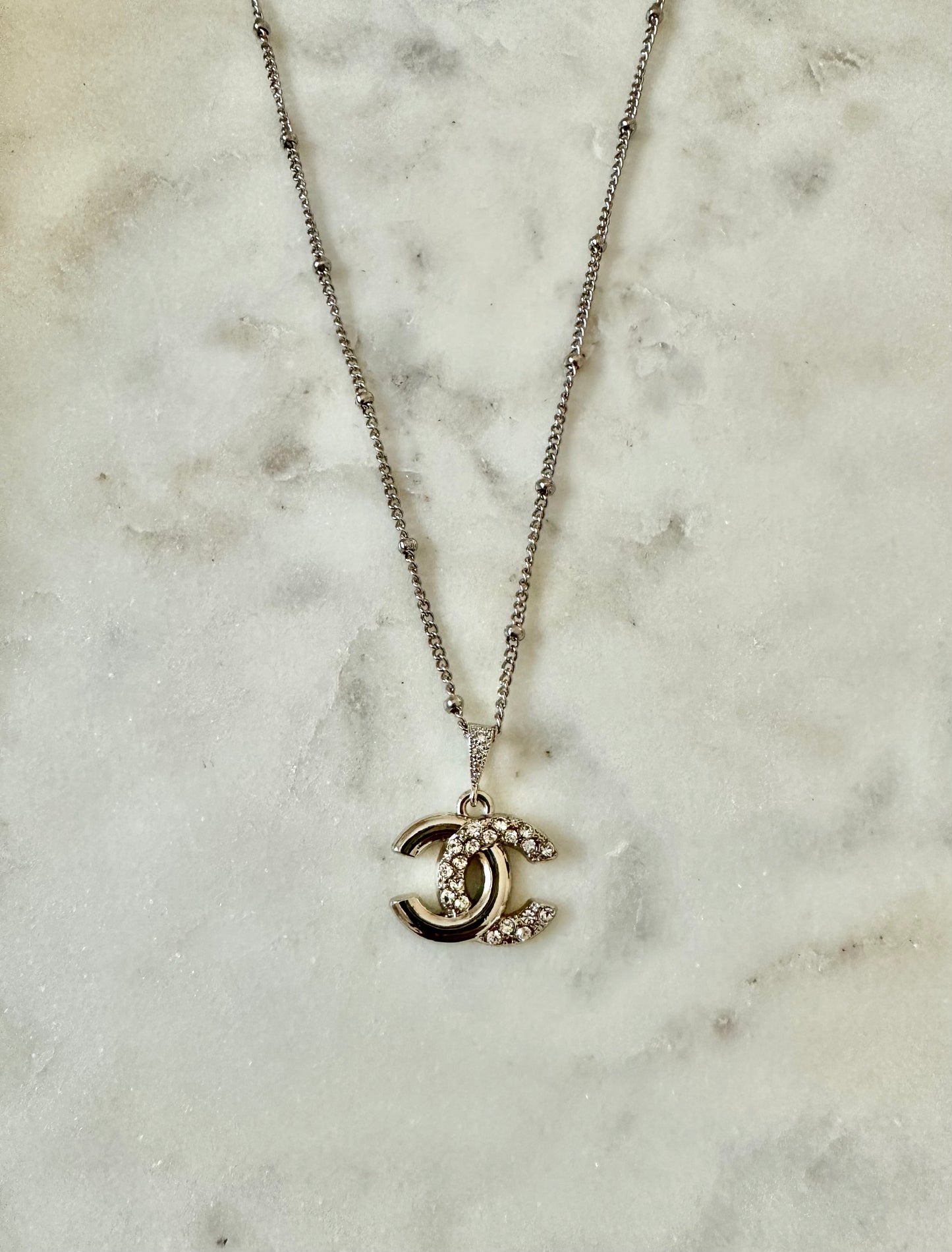 CC Rhinestone necklace