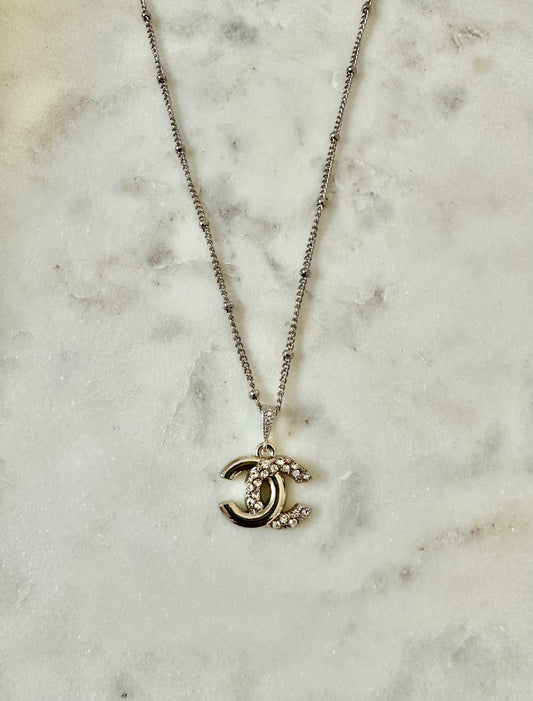 CC Rhinestone necklace