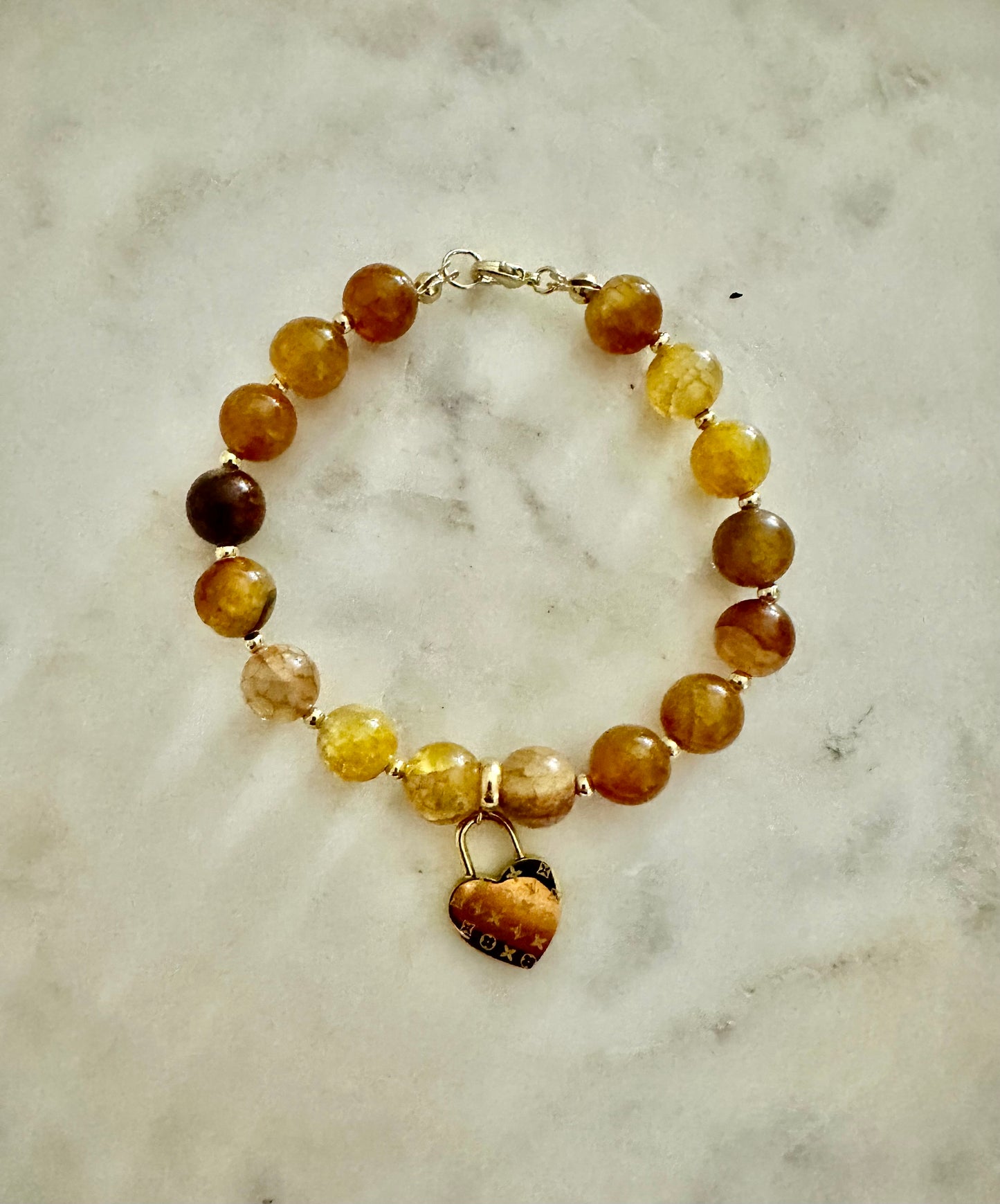 LV beaded bracelet
