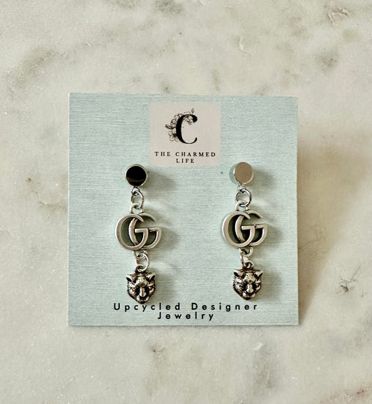 Gucci jaguar earrings