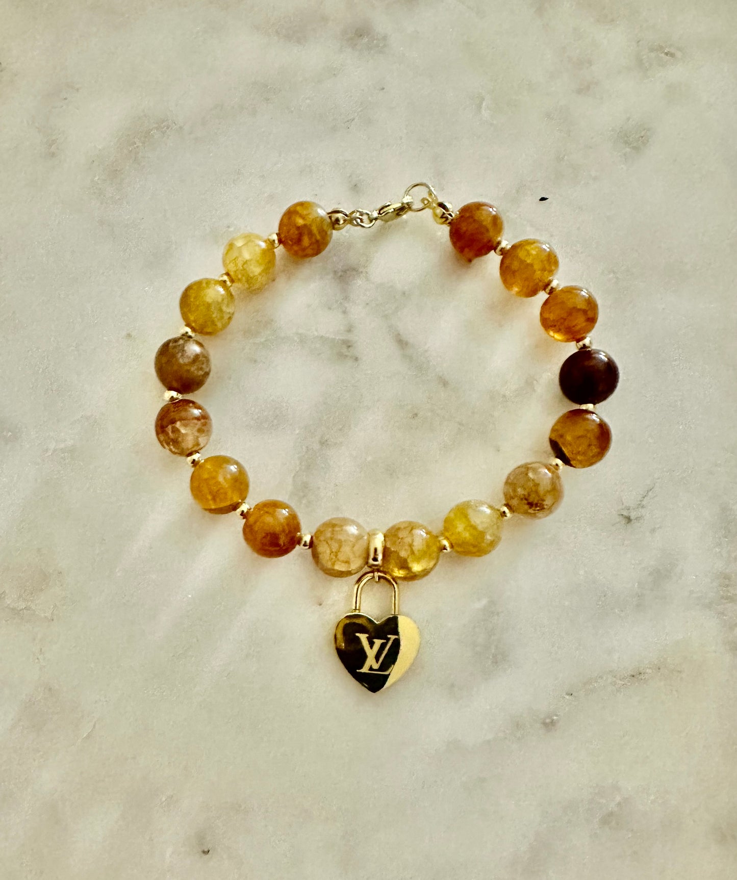LV beaded bracelet