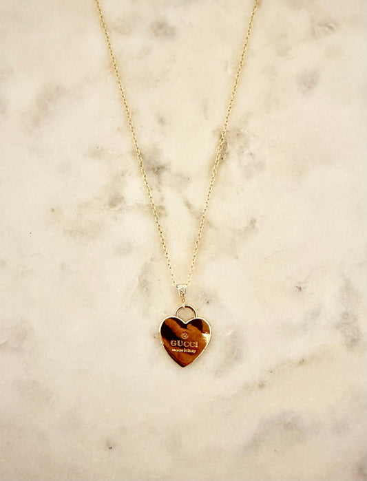 Gucci heart necklace