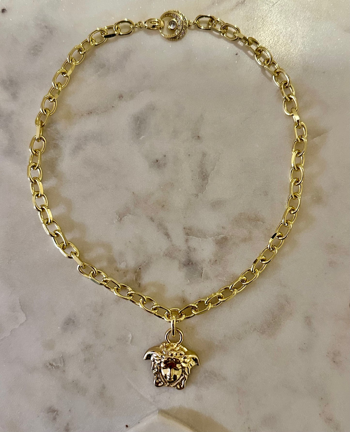 Versace Medusa necklace
