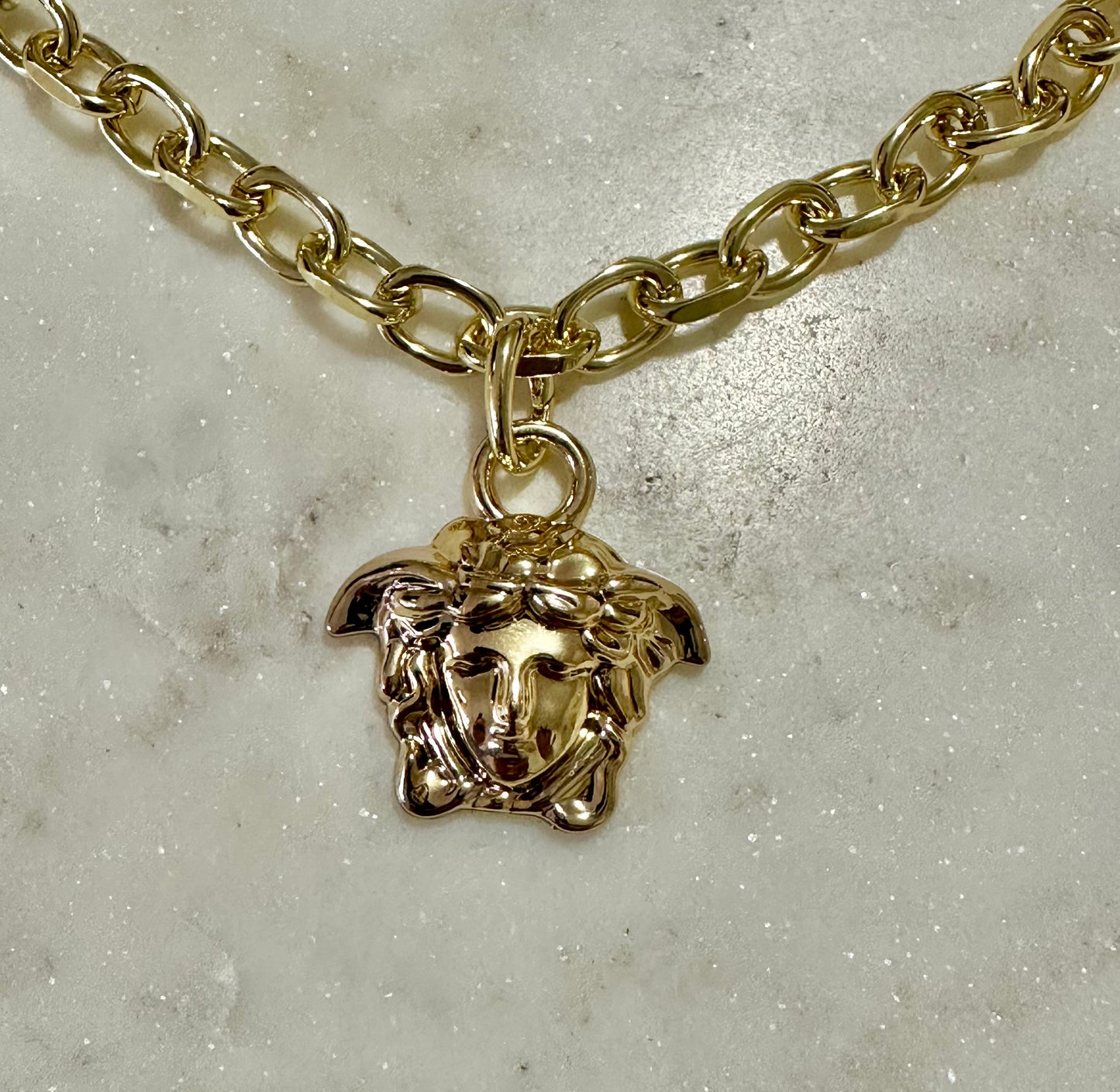 Versace Medusa necklace